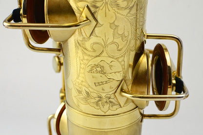 Martin Master Typewriter Alto Gold Plate Portait Engraving