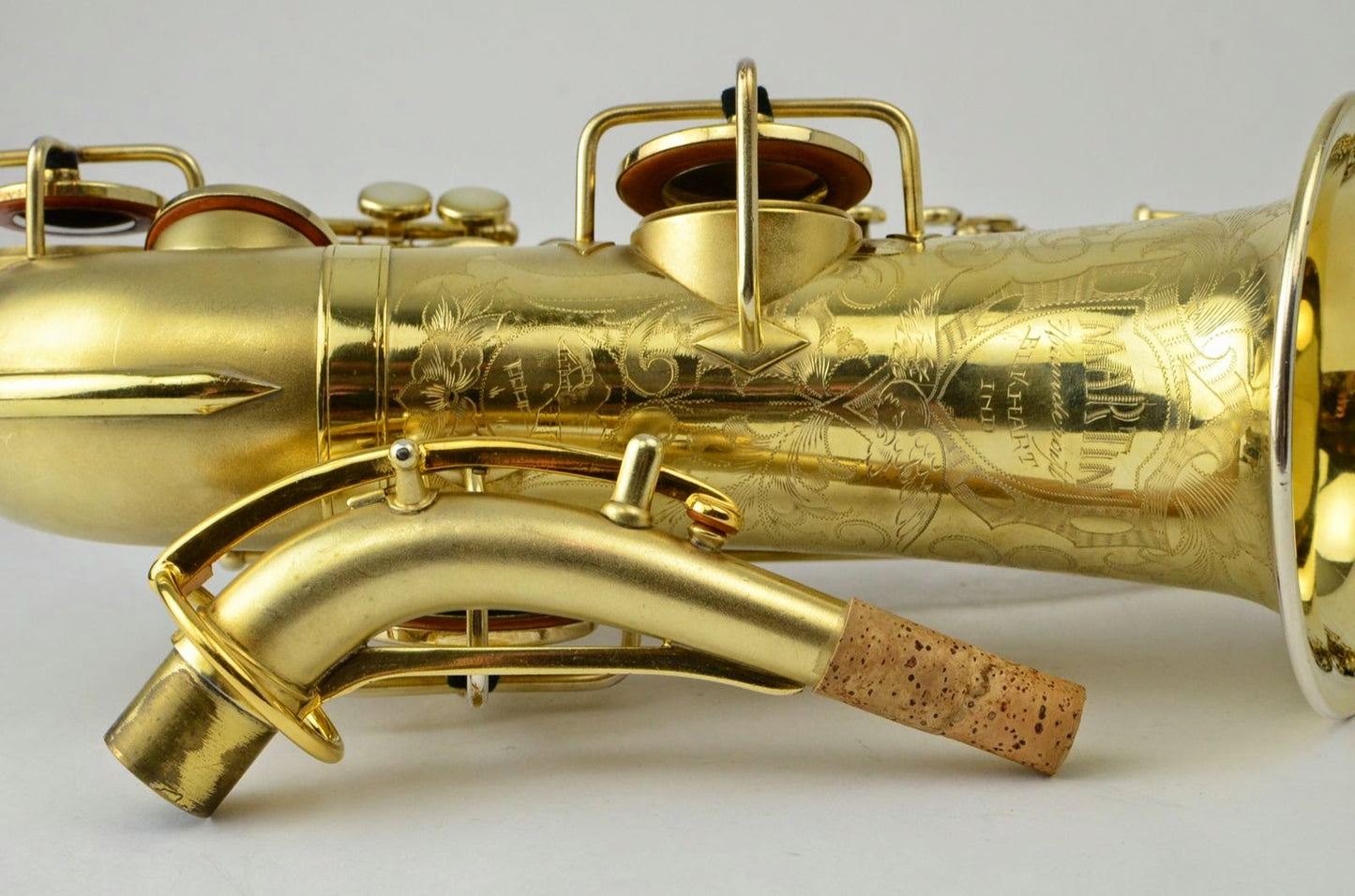 Martin Master Typewriter Alto Gold Plate Portait Engraving