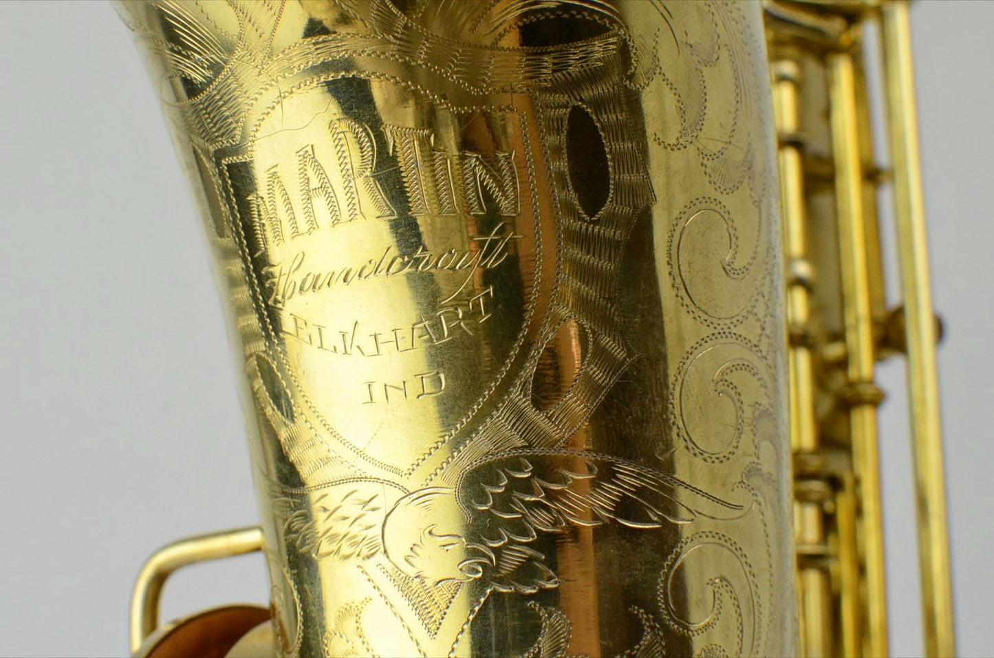 Martin Master Typewriter Alto Gold Plate Portait Engraving