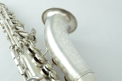 Conn F Mezzo New Wonder II Saxophone Silver Fresh Overhaul!