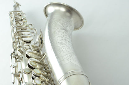Conn F Mezzo New Wonder II Saxophone Silver Fresh Overhaul!
