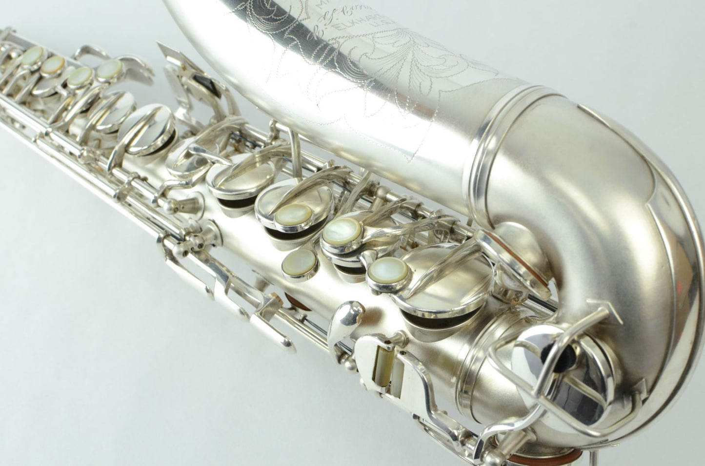 Conn F Mezzo New Wonder II Saxophone Silver Fresh Overhaul!