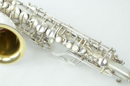 Conn F Mezzo New Wonder II Saxophone Silver Fresh Overhaul!