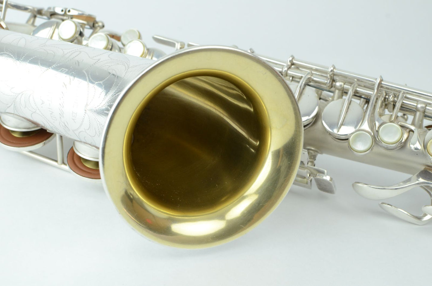 Conn F Mezzo New Wonder II Saxophone Silver Fresh Overhaul!