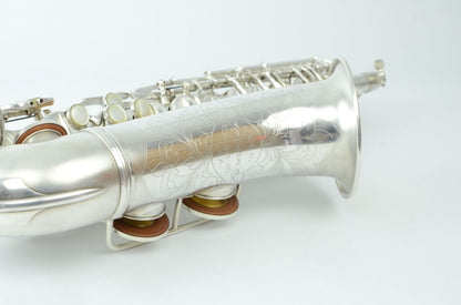 Conn F Mezzo New Wonder II Saxophone Silver Fresh Overhaul!