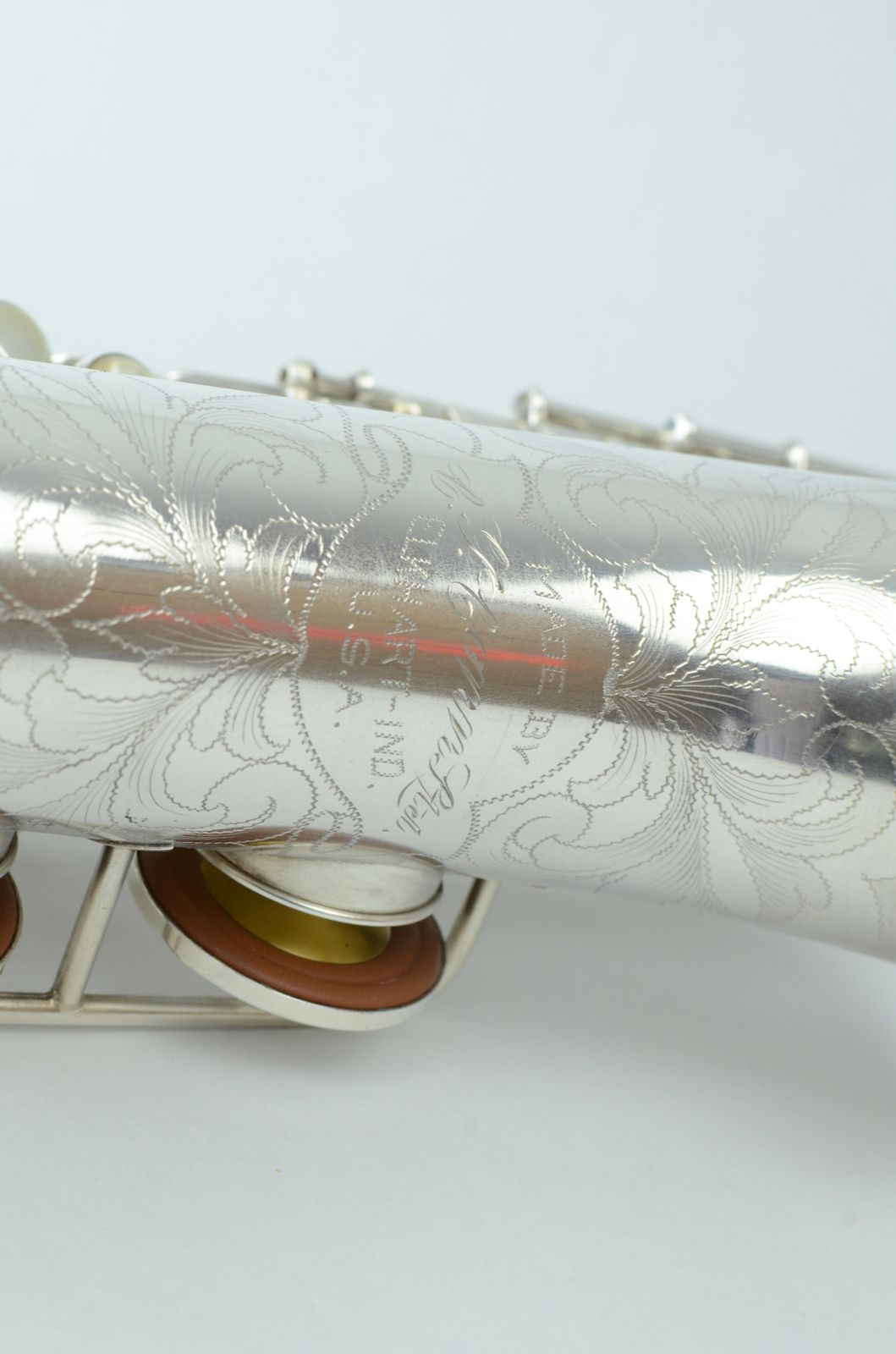Conn F Mezzo New Wonder II Saxophone Silver Fresh Overhaul!