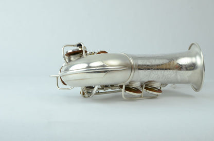 Conn F Mezzo New Wonder II Saxophone Silver Fresh Overhaul!