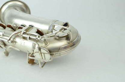 Conn F Mezzo New Wonder II Saxophone Silver Fresh Overhaul!