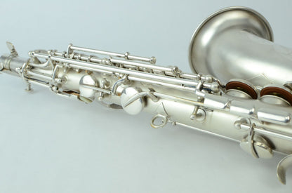 Conn F Mezzo New Wonder II Saxophone Silver Fresh Overhaul!