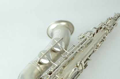Conn F Mezzo New Wonder II Saxophone Silver Fresh Overhaul!