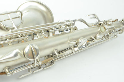 Conn F Mezzo New Wonder II Saxophone Silver Fresh Overhaul!