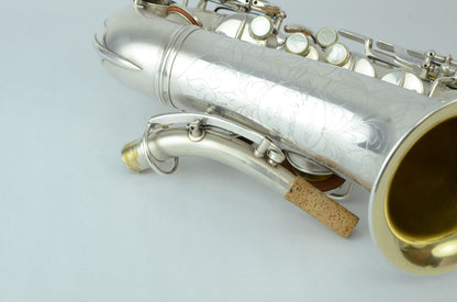 Conn F Mezzo New Wonder II Saxophone Silver Fresh Overhaul!