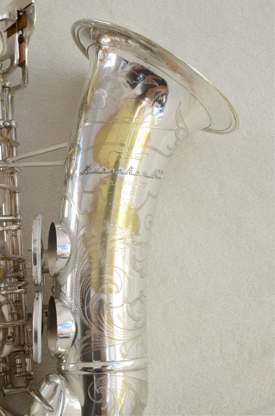 Buescher Top Hat Alto Silver 299xxx
