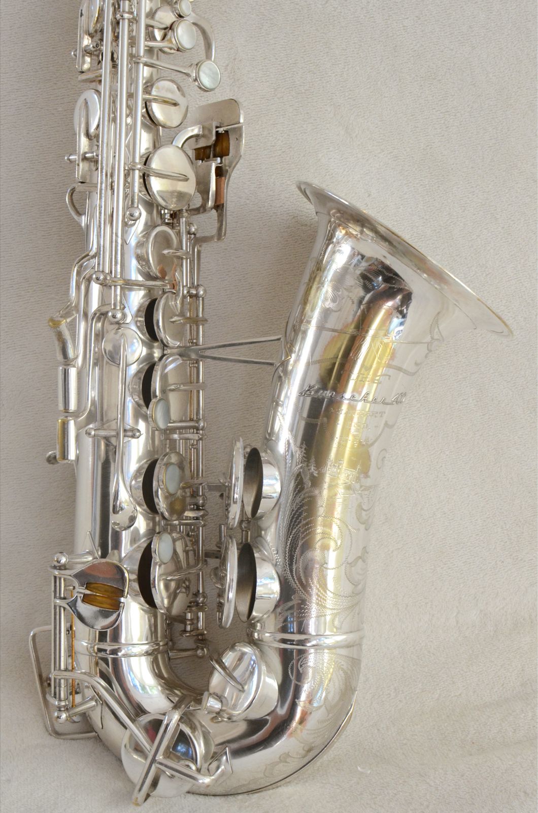 Buescher Top Hat Alto Silver 299xxx