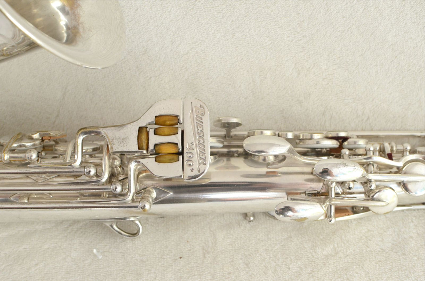 Buescher Top Hat Alto Silver 299xxx