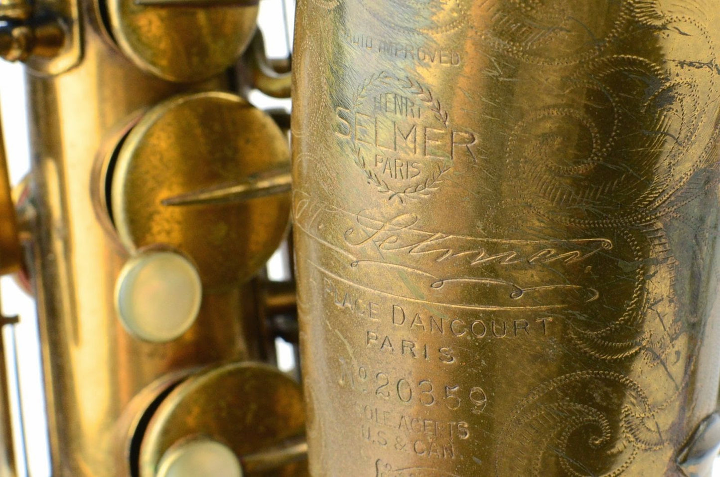 Selmer Radio Improved Alto American Engraved! 20xxx