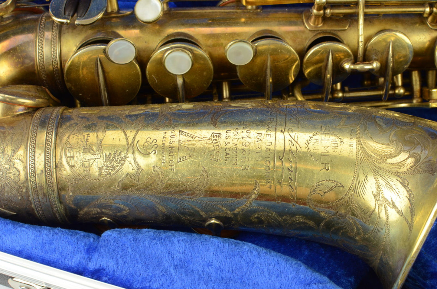 Selmer Radio Improved Alto Gold Plate 19xxx