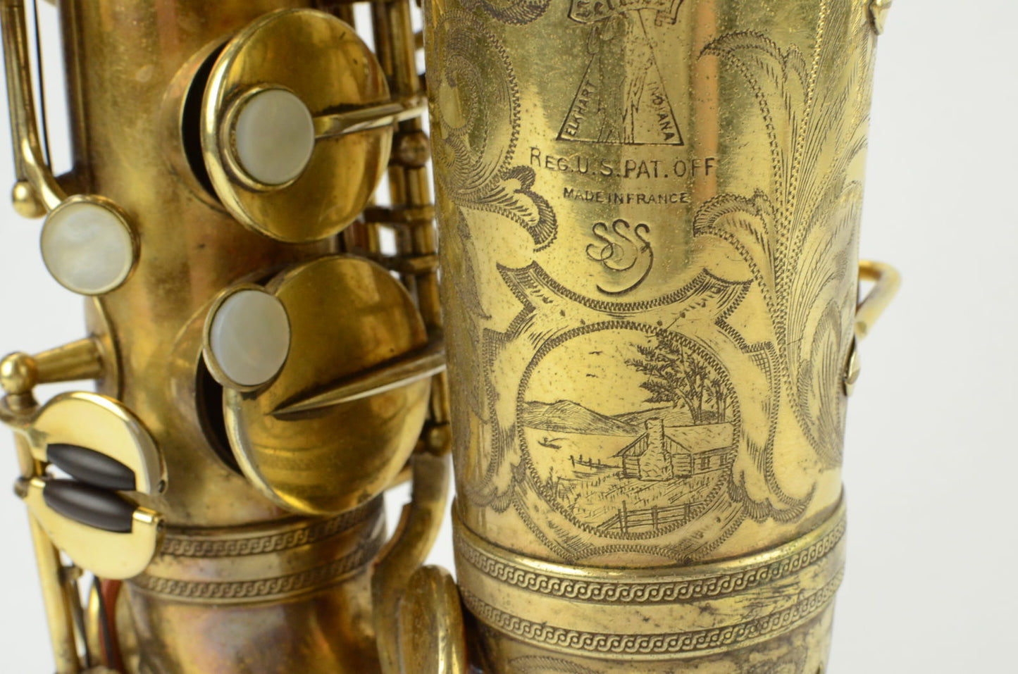 Selmer Radio Improved Alto Gold Plate 19xxx