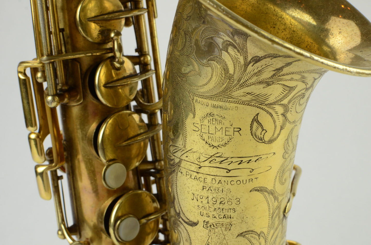 Selmer Radio Improved Alto Gold Plate 19xxx