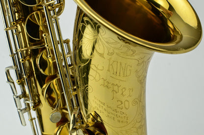 King Super 20 Tenor 443xxx Original Lacquer and Clean!