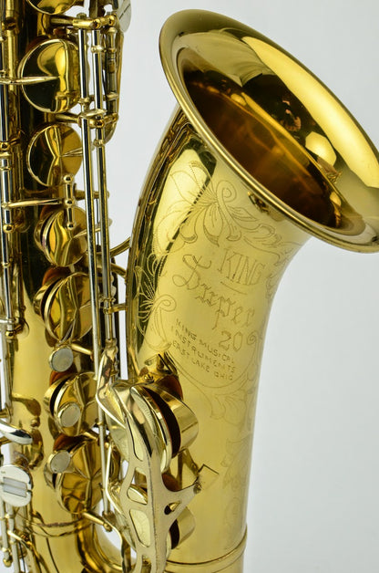 King Super 20 Tenor 443xxx Original Lacquer and Clean!
