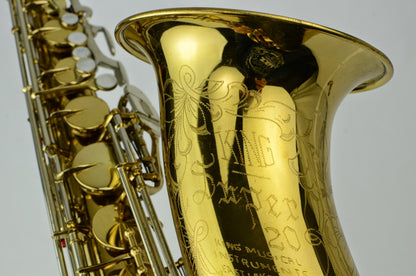 King Super 20 Tenor 443xxx Original Lacquer and Clean!