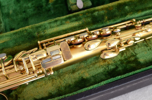 Conn New Wonder II Soprano Sax 184xxx Gold Plated Outstanding!