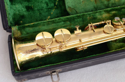 Conn New Wonder II Soprano Sax 184xxx Gold Plated Outstanding!