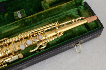 Conn New Wonder II Soprano Sax 184xxx Gold Plated Outstanding!