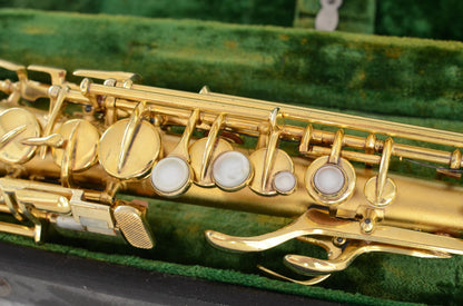 Conn New Wonder II Soprano Sax 184xxx Gold Plated Outstanding!
