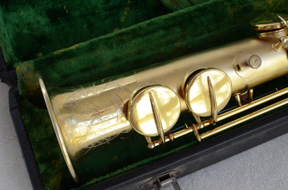 Conn New Wonder II Soprano Sax 184xxx Gold Plated Outstanding!