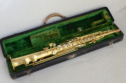 Conn New Wonder II Soprano Sax 184xxx Gold Plated Outstanding!