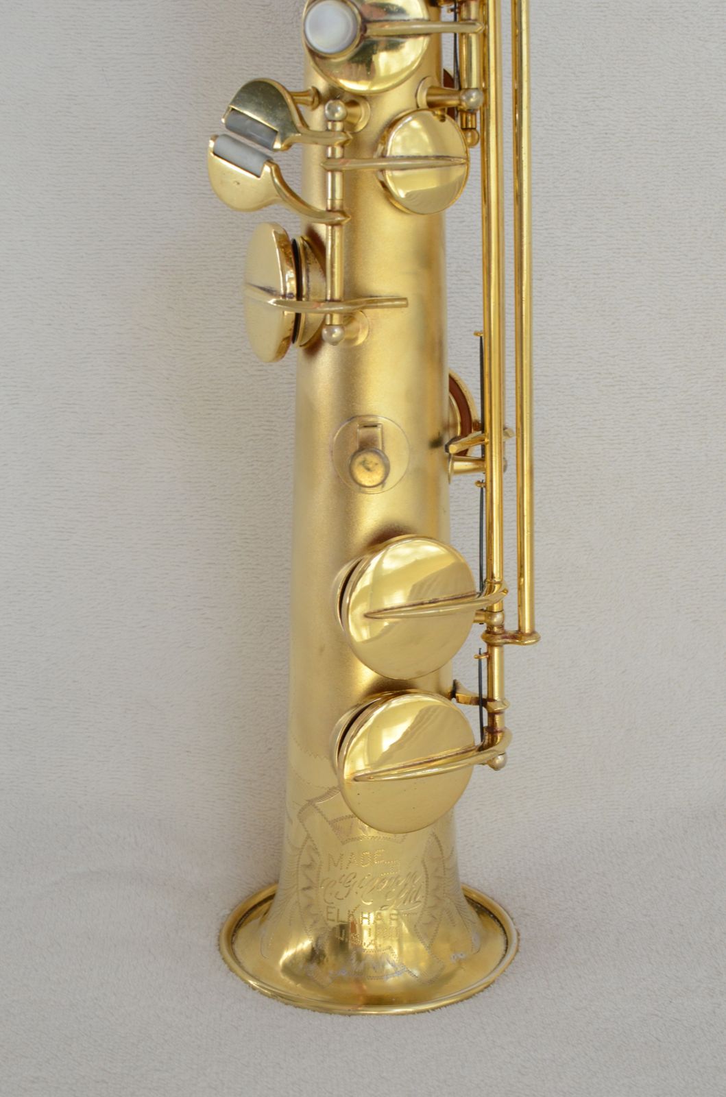 Conn New Wonder II Soprano Sax 184xxx Gold Plated Outstanding!