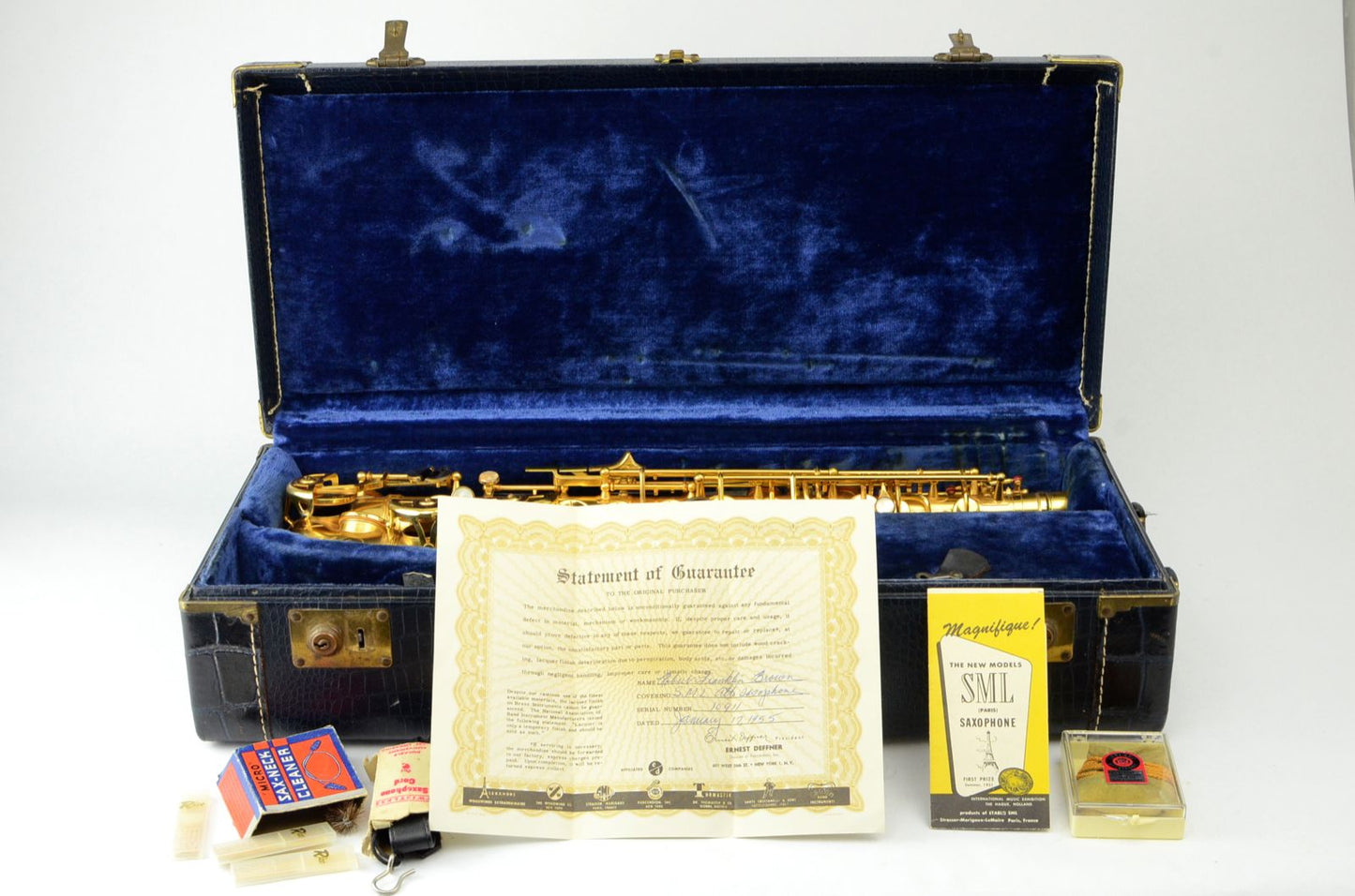 SML Rev D Alto Saxophone Near Mint 10xxx