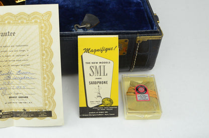 SML Rev D Alto Saxophone Near Mint 10xxx