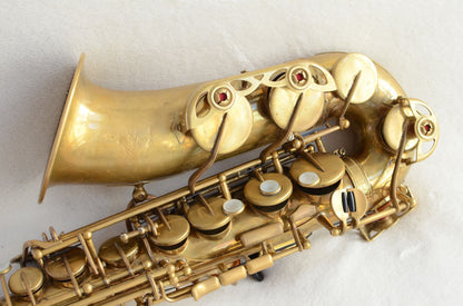 Yamaha Custom Z Alto Saxophone Factory Unlacquered with High F# Excellent Condition