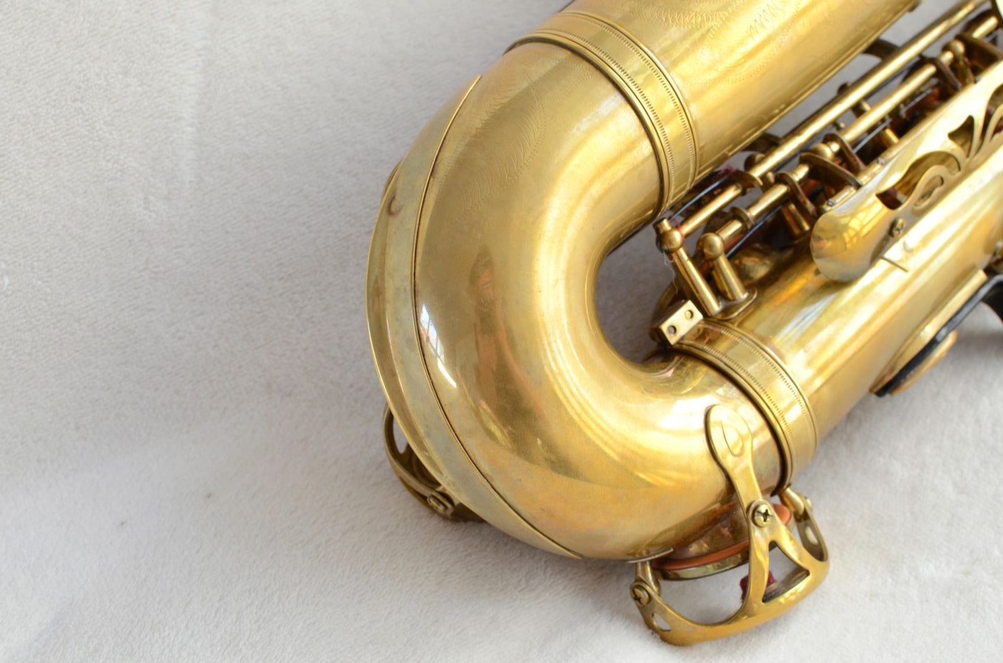 Yamaha Custom Z Alto Saxophone Factory Unlacquered with High F# Excellent Condition