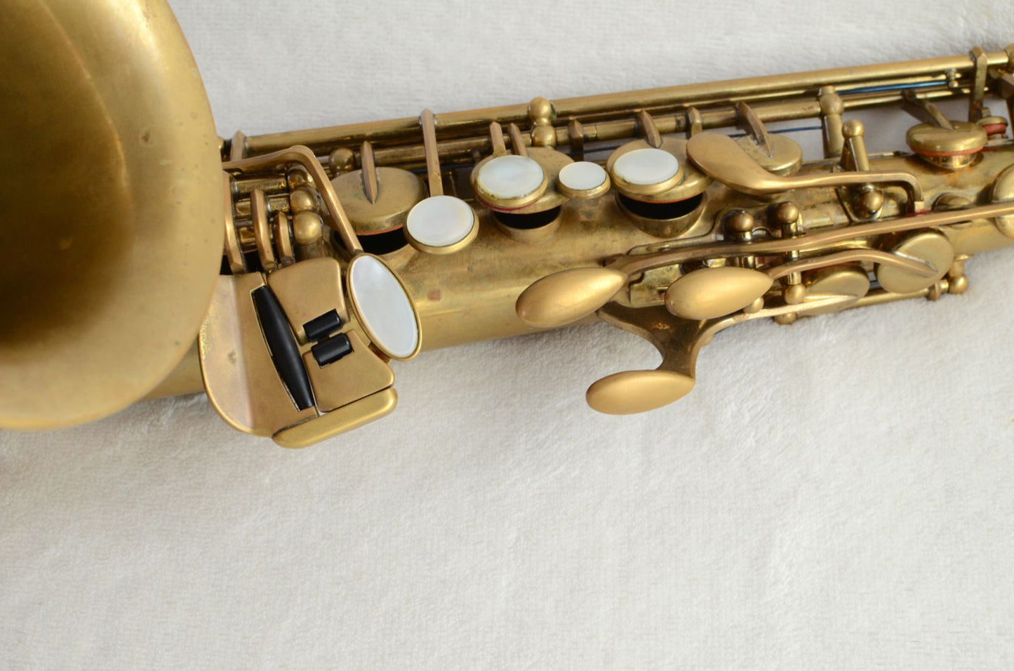 Yamaha Custom Z Alto Saxophone Factory Unlacquered with High F# Excellent Condition