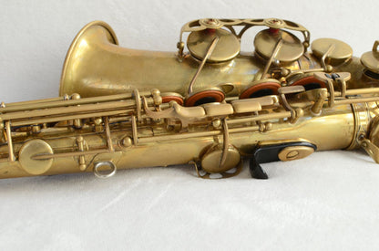 Yamaha Custom Z Alto Saxophone Factory Unlacquered with High F# Excellent Condition
