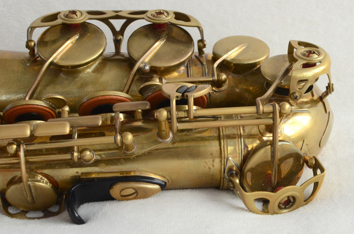 Yamaha Custom Z Alto Saxophone Factory Unlacquered with High F# Excellent Condition