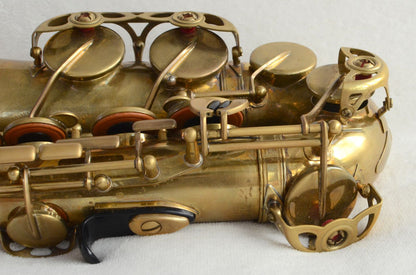Yamaha Custom Z Alto Saxophone Factory Unlacquered with High F# Excellent Condition