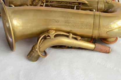 Yamaha Custom Z Alto Saxophone Factory Unlacquered with High F# Excellent Condition