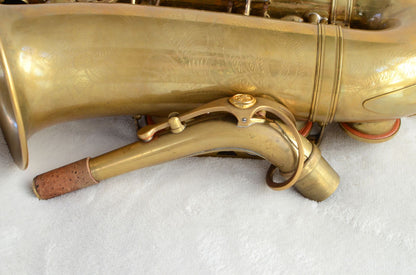 Yamaha Custom Z Alto Saxophone Factory Unlacquered with High F# Excellent Condition