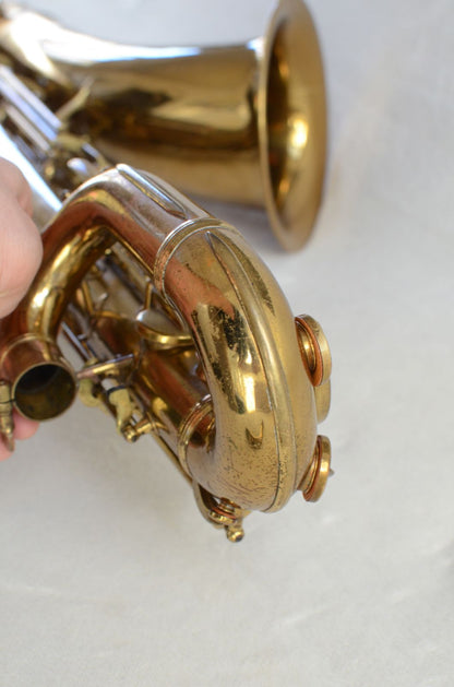 Conn 12M Transitional Baritone Saxophone 249xxx Fresh Repad