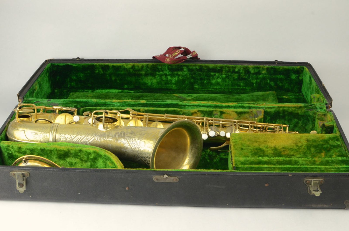 Conn Transitional Tenor 247xxx Burnished Gold Art Deco