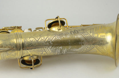 Conn Transitional Tenor 247xxx Burnished Gold Art Deco