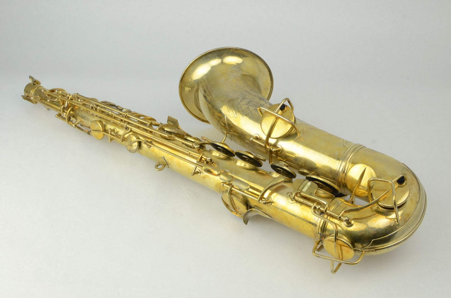 Conn Transitional Tenor 247xxx Burnished Gold Art Deco