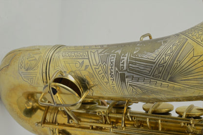Conn Transitional Tenor 247xxx Burnished Gold Art Deco
