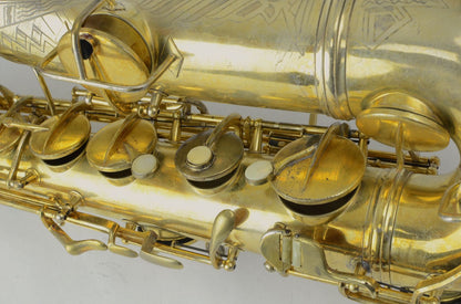 Conn Transitional Tenor 247xxx Burnished Gold Art Deco