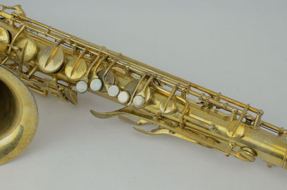 Conn Transitional Tenor 247xxx Burnished Gold Art Deco